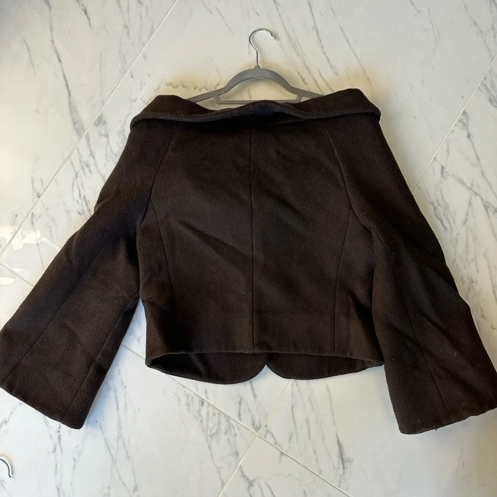 Shawl collar wool jacket SZ MED - Picture 6 of 12